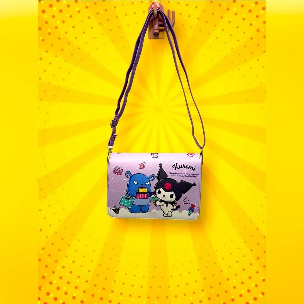 Sanrio’s Kuromi shoulder bag with choice of Bonus Gift